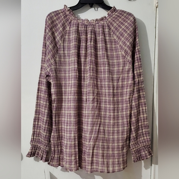 Chaps women's long sleeve peasant top blouse NWT - Picture 7 of 10